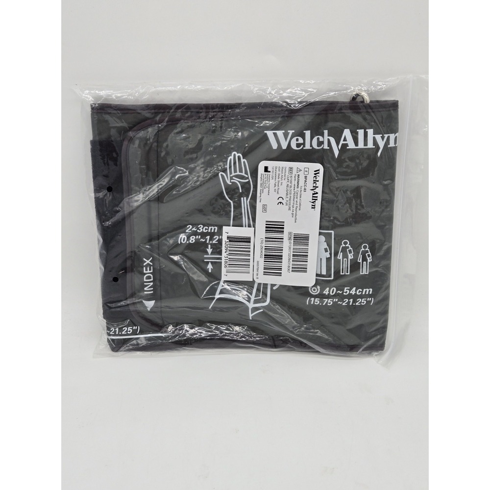 Welch Allyn Blood Pressure Cuff BPACC-03 Home Series Extra Large 40-54cm NEW